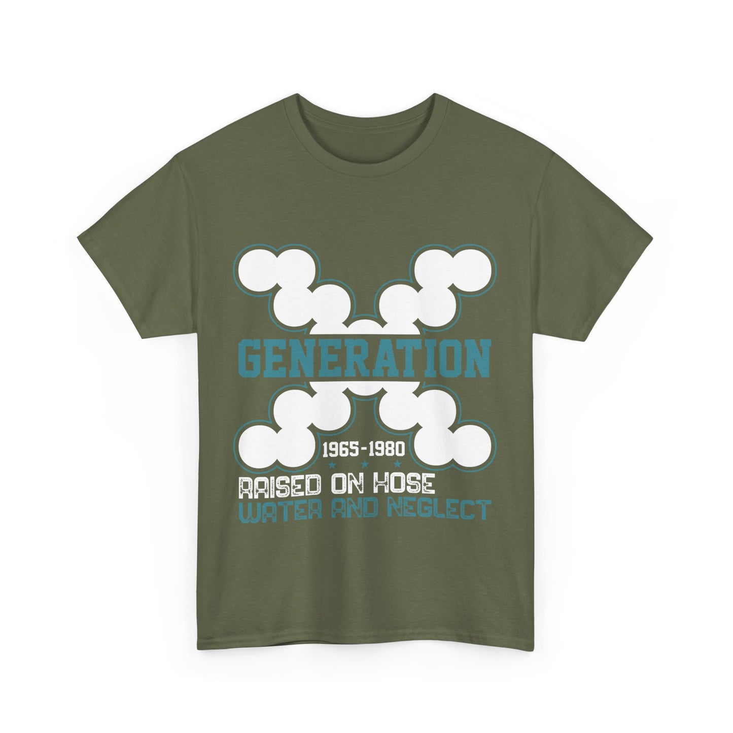 GEN X Raised On Hose Water & Neglect Tshirt Unisex Heavy Cotton T-shirt Unisex Heavy Cotton
