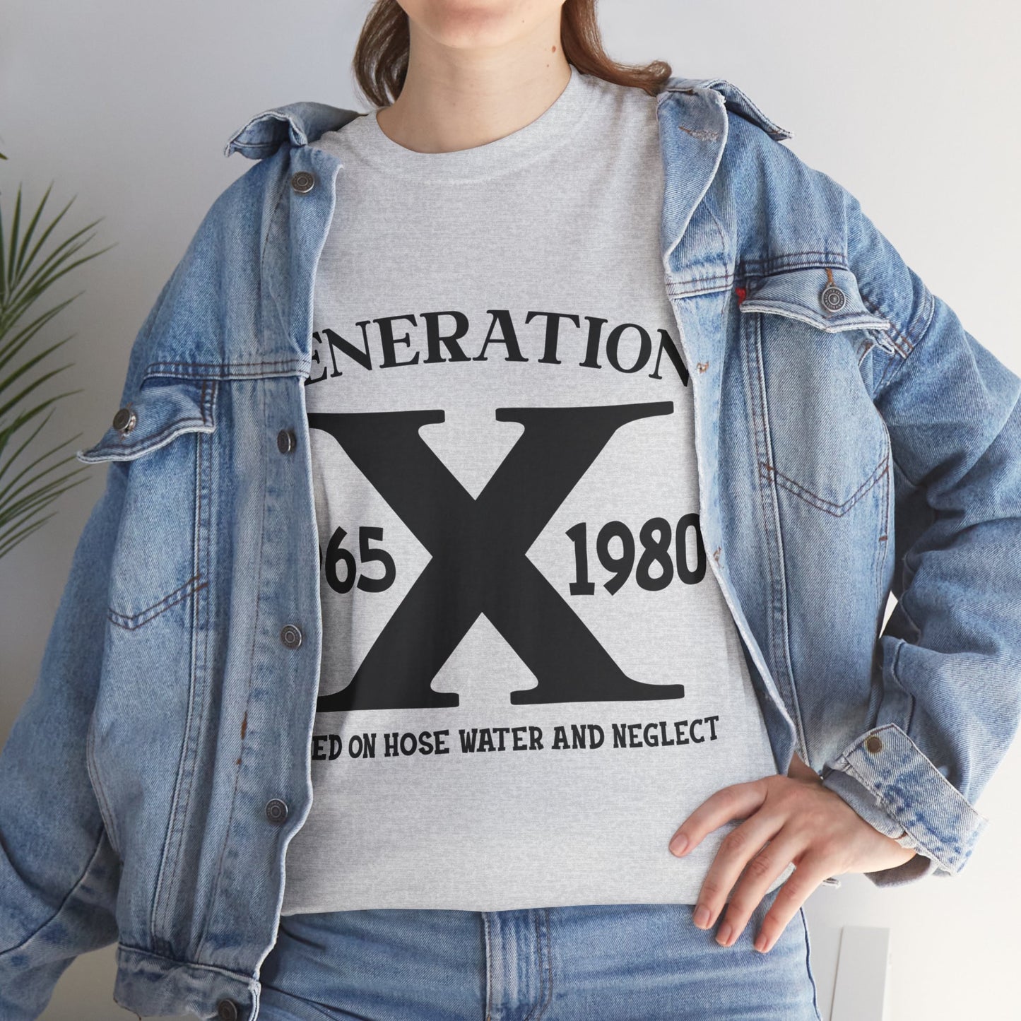 GEN X Raised On Hose Water & Neglect Tshirt Unisex Heavy Cotton