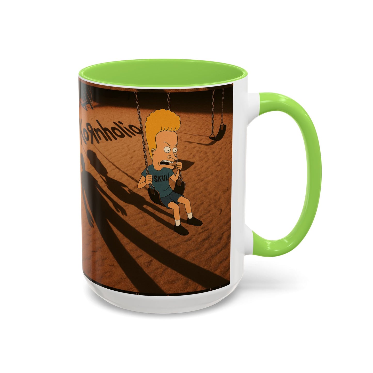 Kornholio 15 oz Coffee Mug Funny Nu Metal Cartoon Cup Multiple Colors