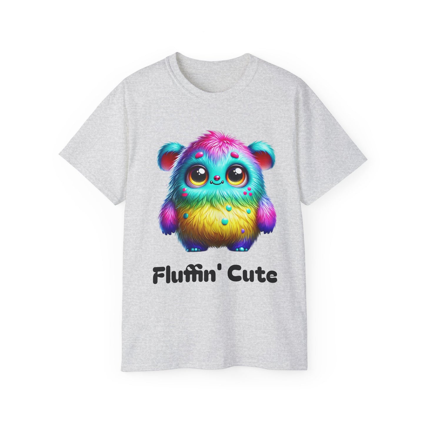 Fluffin' Cute Colorful Monster Unisex Ultra Cotton Tee