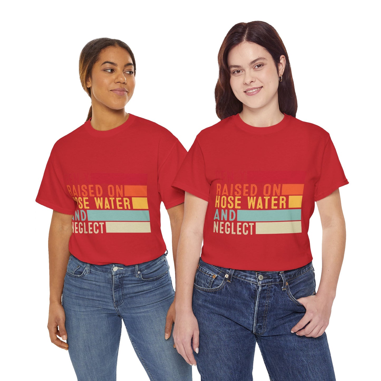 GEN X Raised On Hose Water & Neglect Tshirt Unisex Heavy Cotton