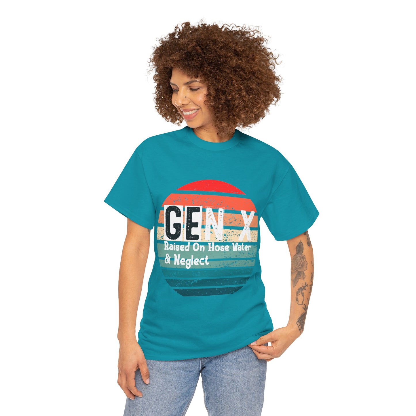 GEN X Raised On Hose Water & Neglect Tshirt Unisex Heavy Cotton