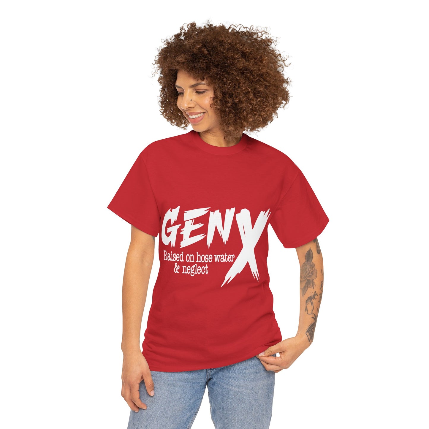 GEN X Raised On Hose Water & Neglect Tshirt Unisex Heavy Cotton
