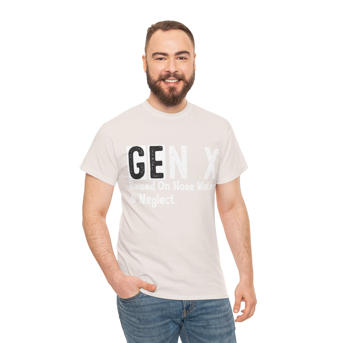 GEN X Raised On Hose Water & Neglect Tshirt Unisex Heavy Cotton
