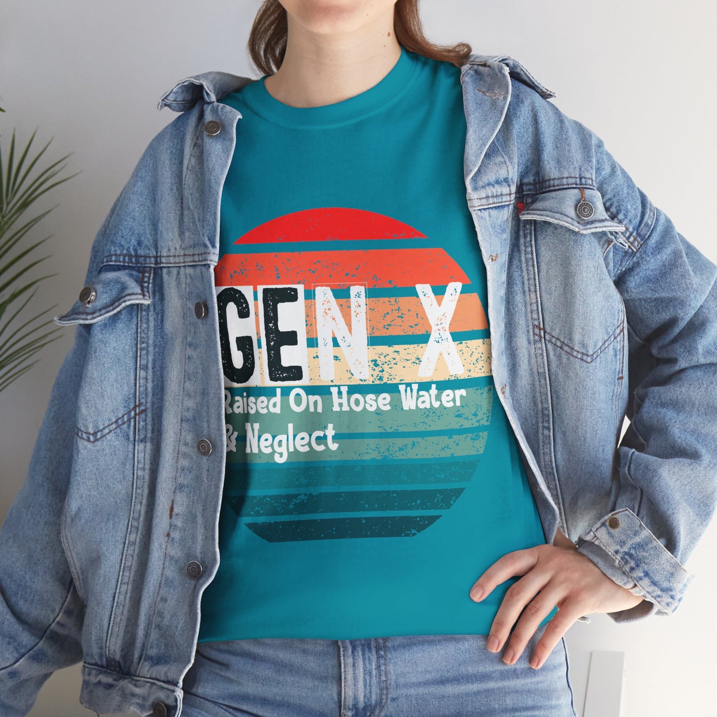 GEN X Raised On Hose Water & Neglect Tshirt Unisex Heavy Cotton