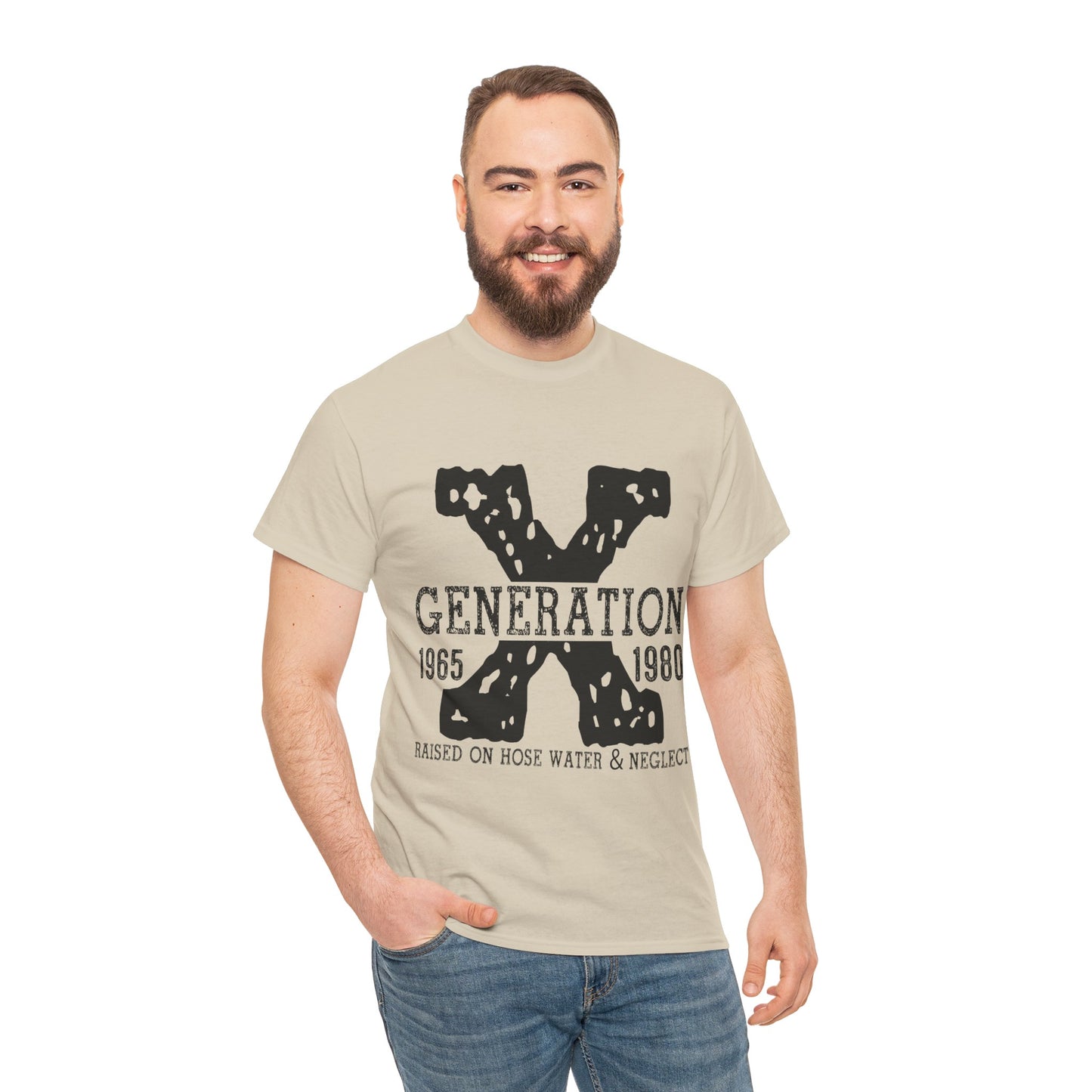 Copy of GEN X Raised On Hose Water & Neglect Tshirt Unisex Heavy Cotton