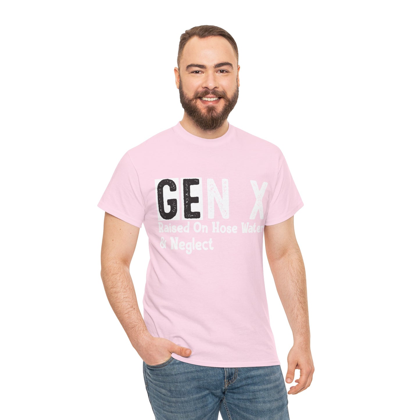GEN X Raised On Hose Water & Neglect Tshirt Unisex Heavy Cotton