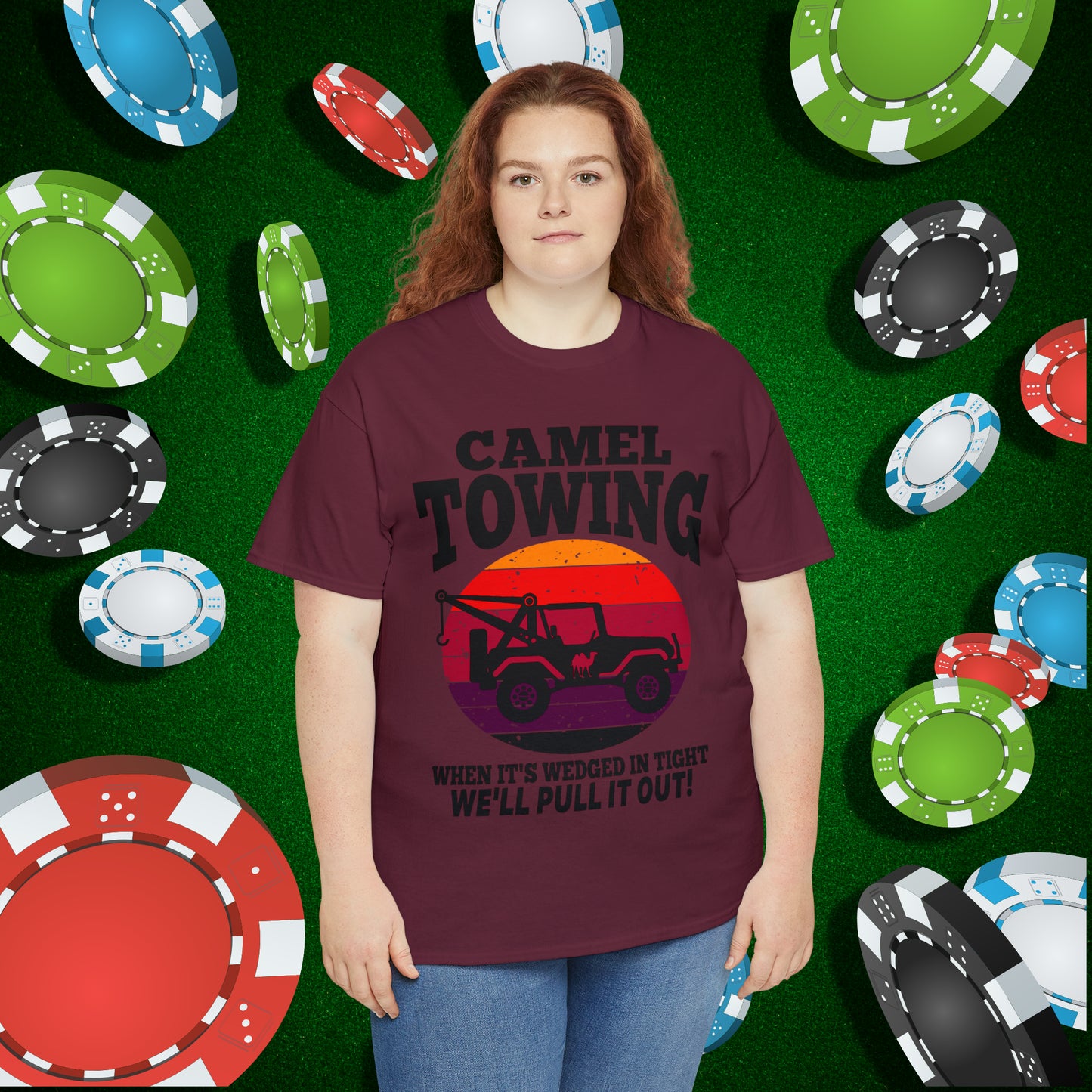 Camel Towing When its wedged in tight we'll pull it out T-Shirt