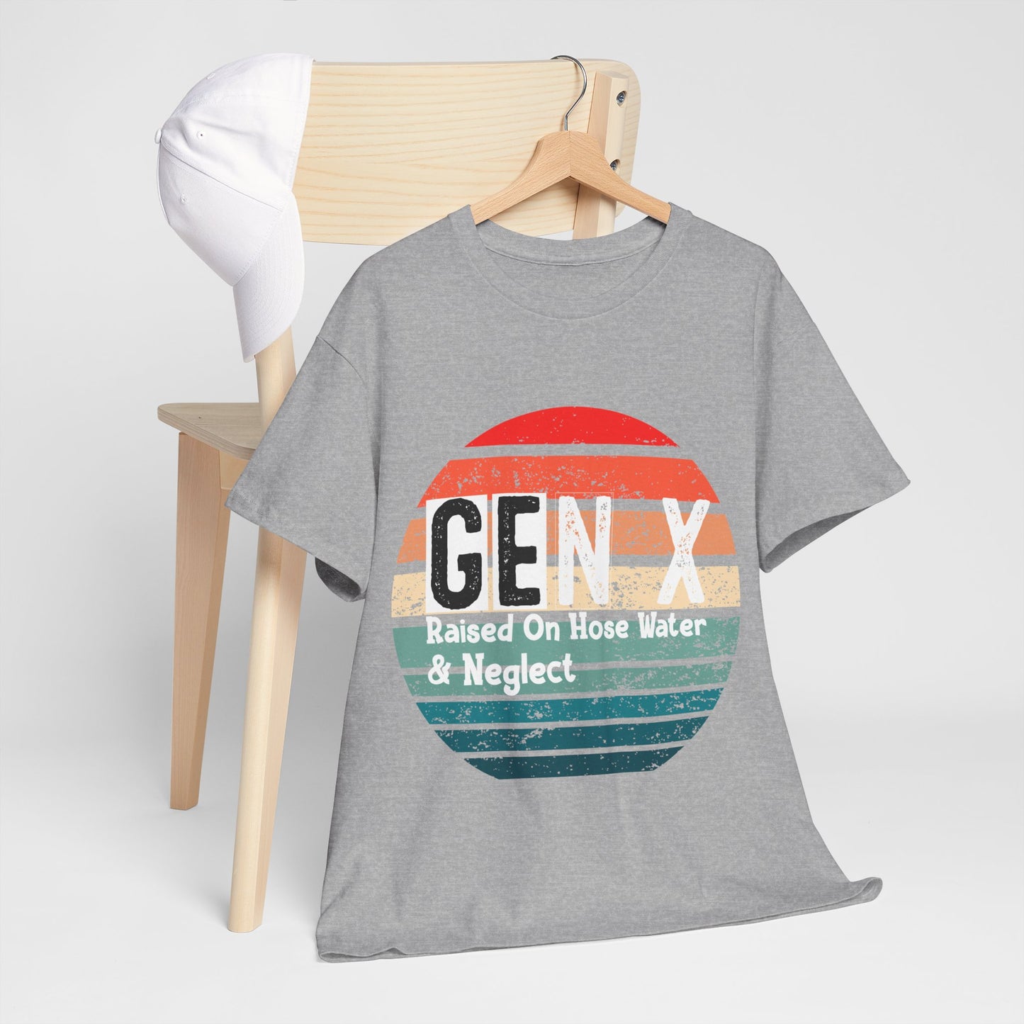GEN X Raised On Hose Water & Neglect Tshirt Unisex Heavy Cotton