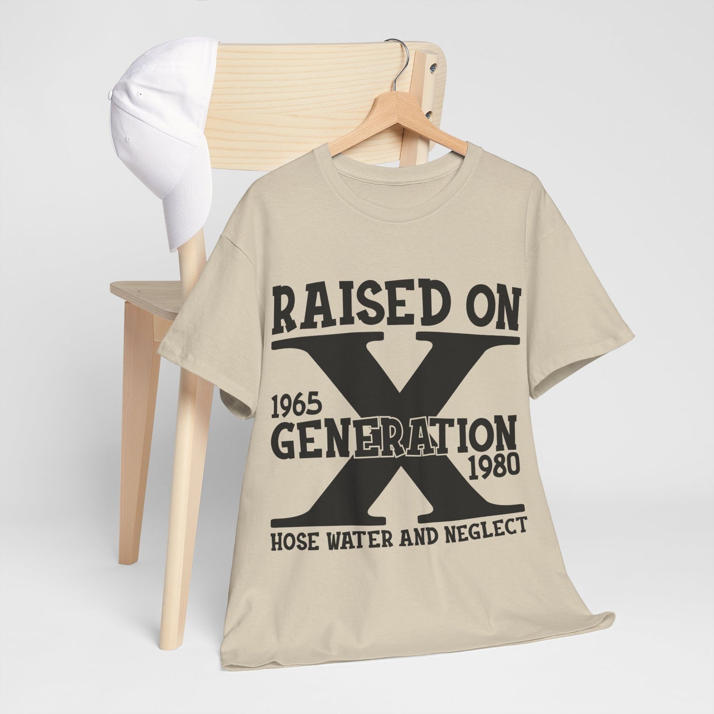 GEN X Raised On Hose Water & Neglect Tshirt Unisex Heavy Cotton