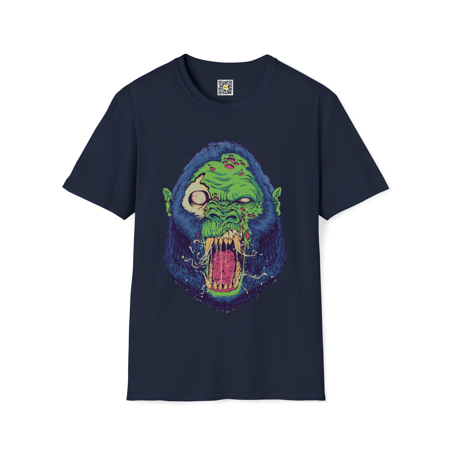Angry Monster Gorilla Head T-Shirt Jungle Zoo Amazon Animals