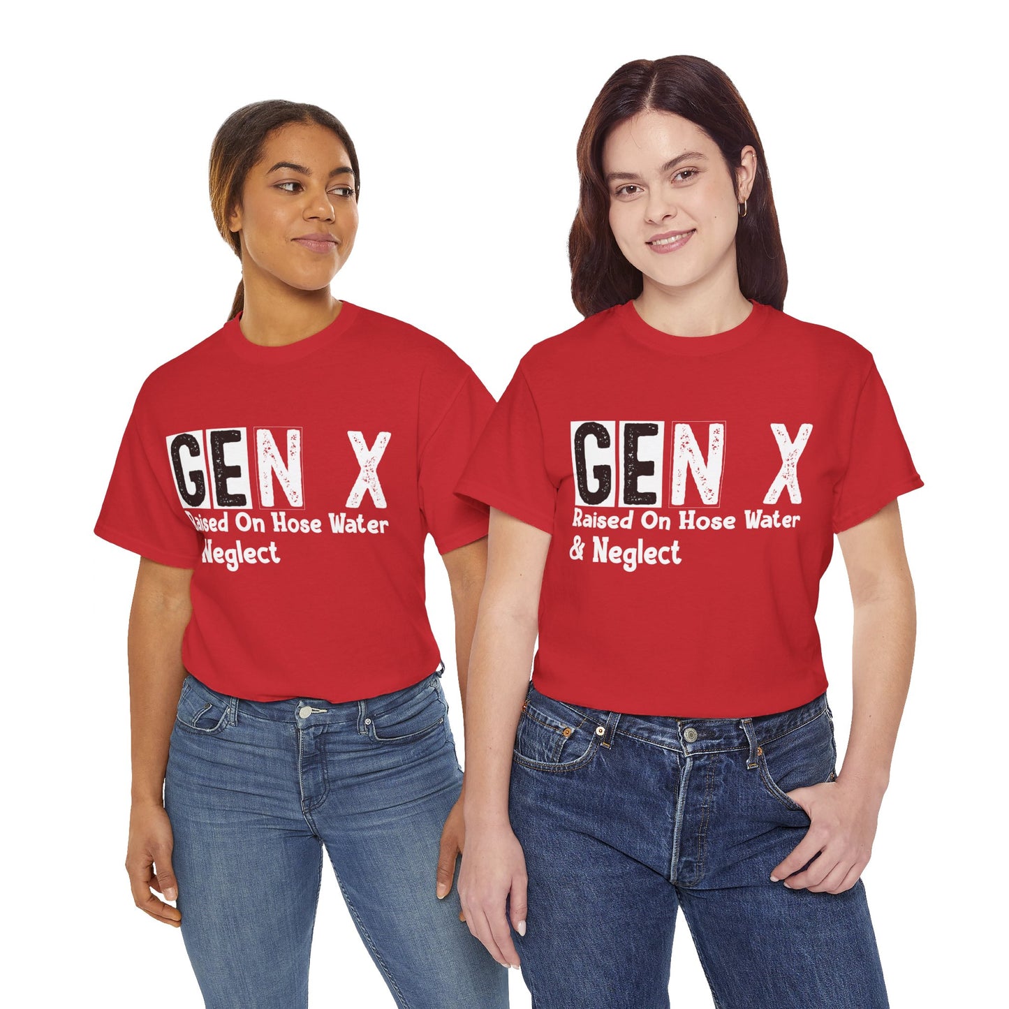 GEN X Raised On Hose Water & Neglect Tshirt Unisex Heavy Cotton