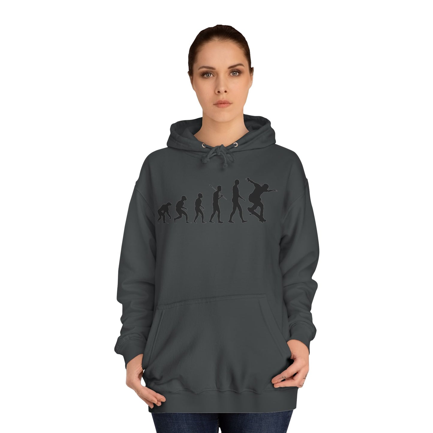 Evolution of Skateboarding Hoodie Stylish Graphic Pullover Unisex Skate Culture
