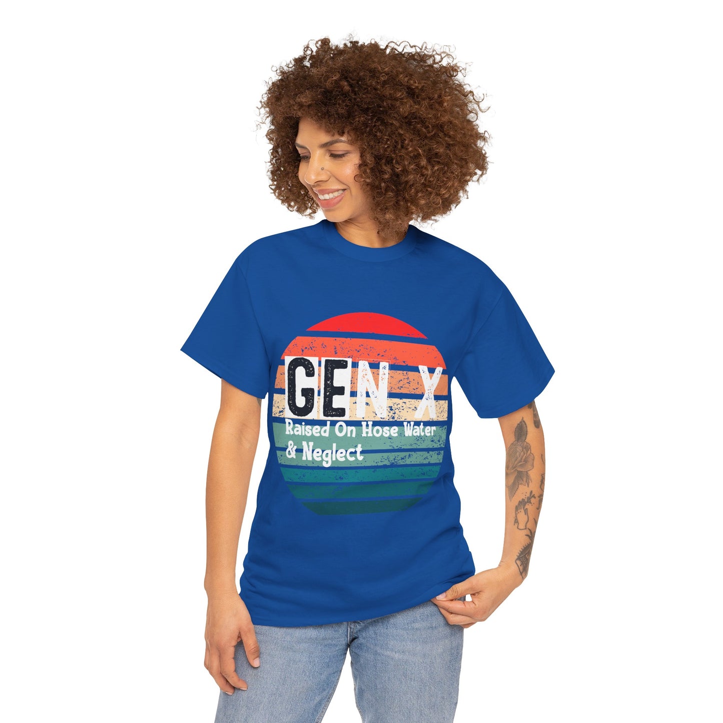 GEN X Raised On Hose Water & Neglect Tshirt Unisex Heavy Cotton