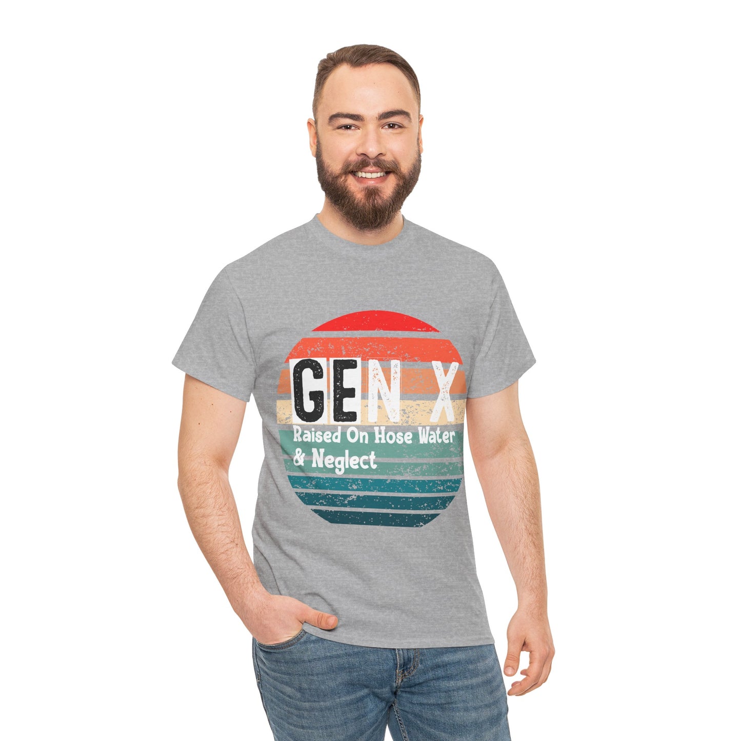 GEN X Raised On Hose Water & Neglect Tshirt Unisex Heavy Cotton