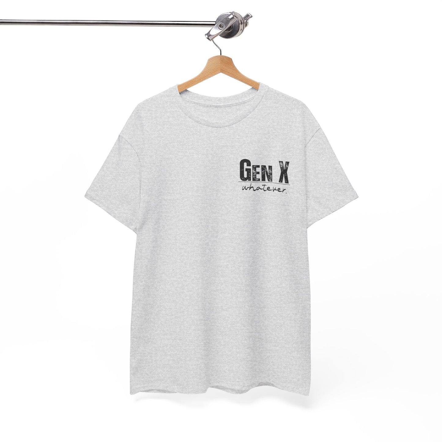 GEN X Definition Unisex Heavy Cotton T-Shirt Front & Back