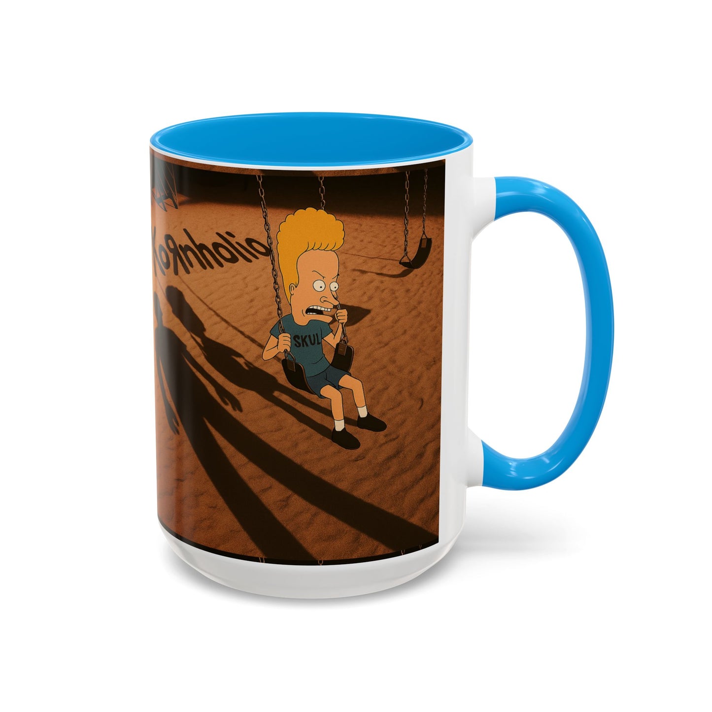 Kornholio 15 oz Coffee Mug Funny Nu Metal Cartoon Cup Multiple Colors