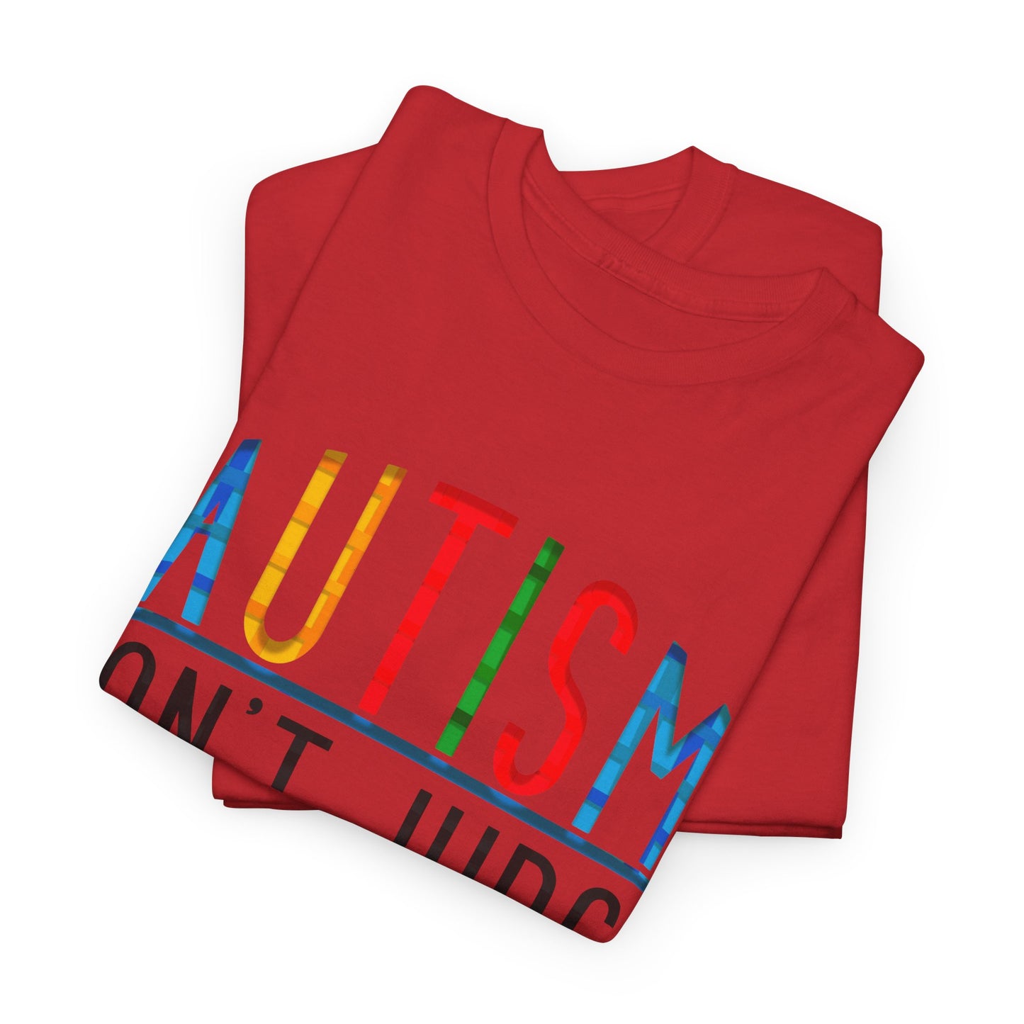 Autism Don't Judge Understand T-shirt Unisex Heavy Cotton