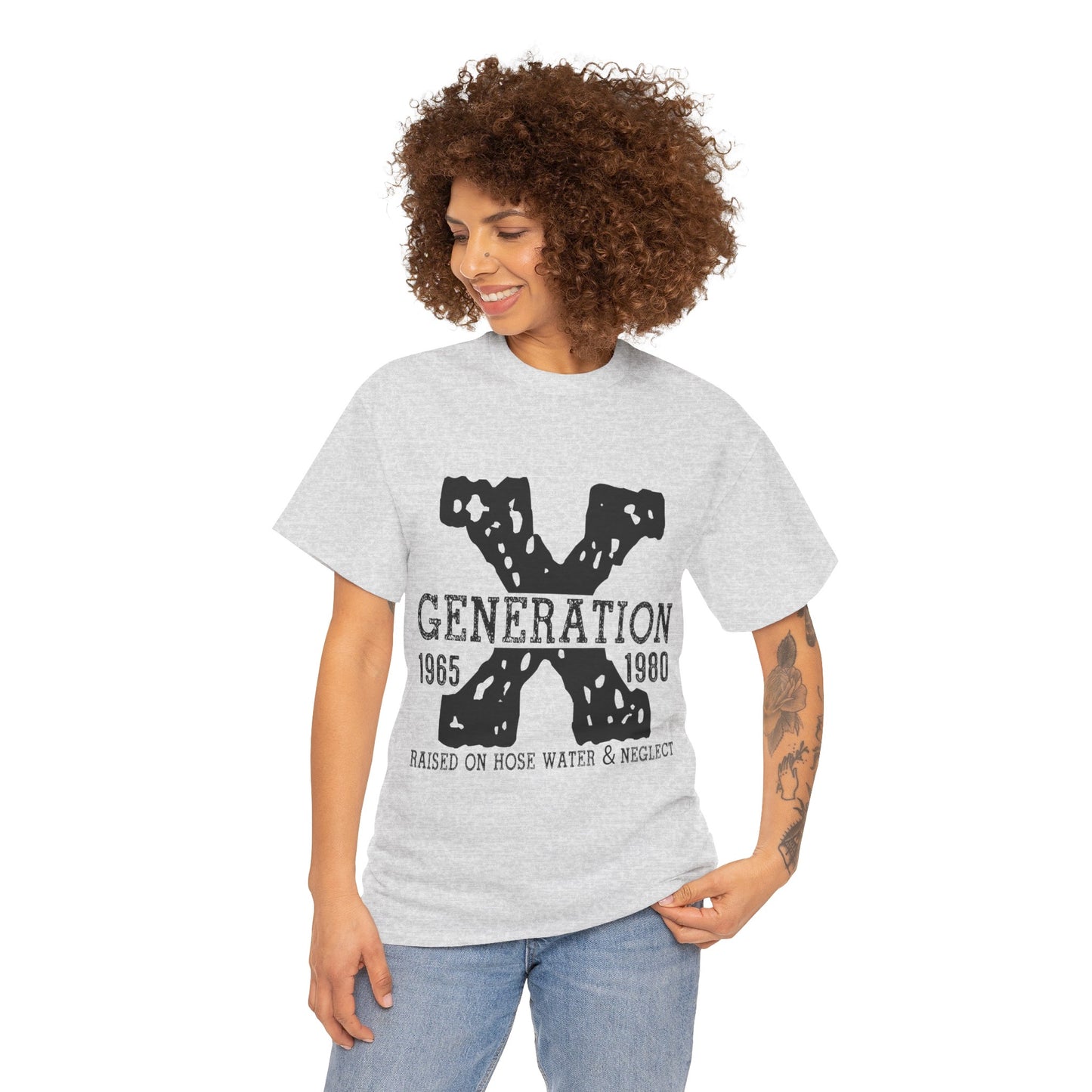 Copy of GEN X Raised On Hose Water & Neglect Tshirt Unisex Heavy Cotton