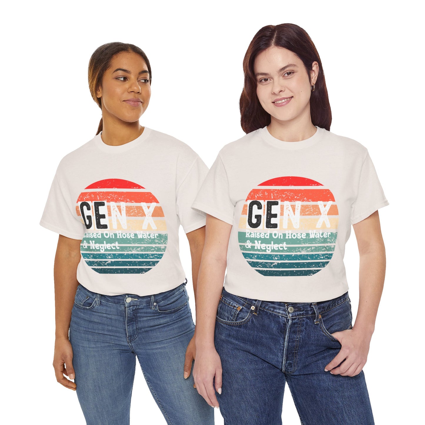 GEN X Raised On Hose Water & Neglect Tshirt Unisex Heavy Cotton