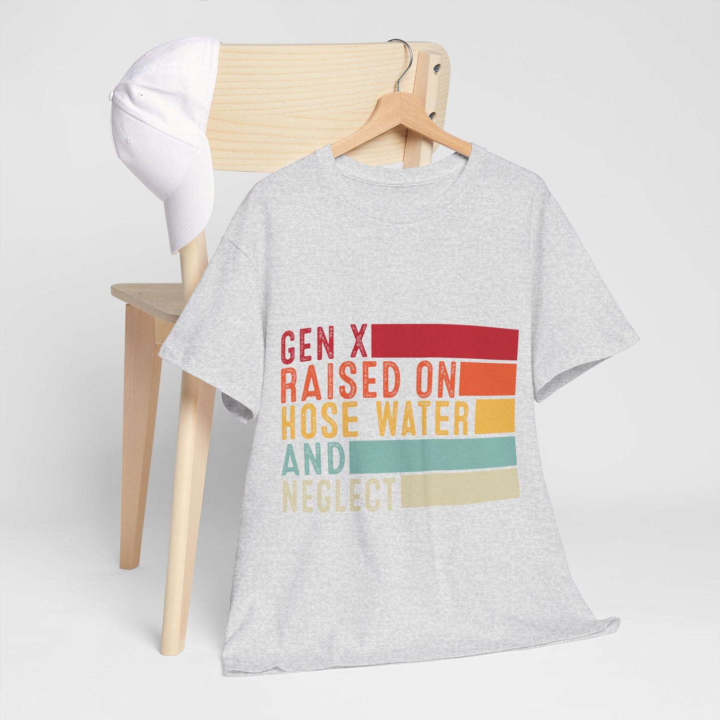 GEN X Raised On Hose Water & Neglect Tshirt Unisex Heavy Cotton