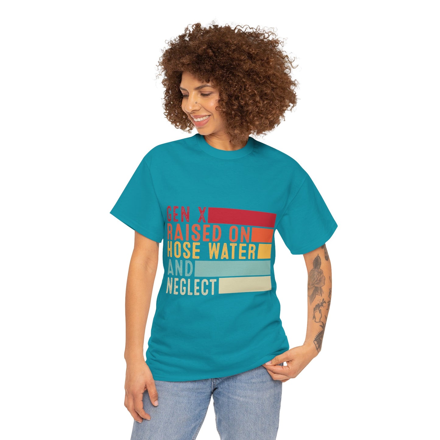 GEN X Raised On Hose Water & Neglect Tshirt Unisex Heavy Cotton