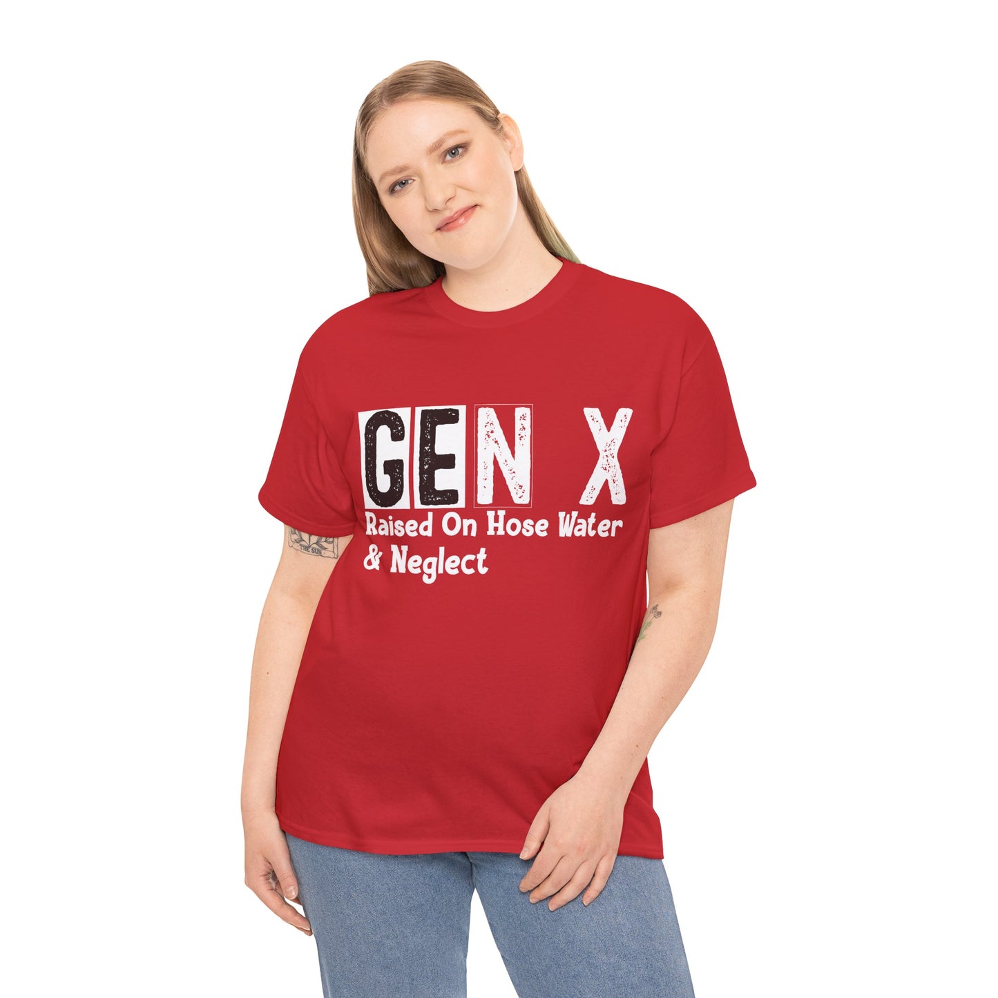 GEN X Raised On Hose Water & Neglect Tshirt Unisex Heavy Cotton