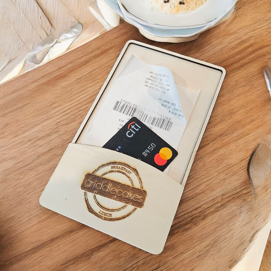 Server Check Presenter, Custom Bill Holder, Guest Check Books, Restaurant Checks, Personalized Serving Booklet