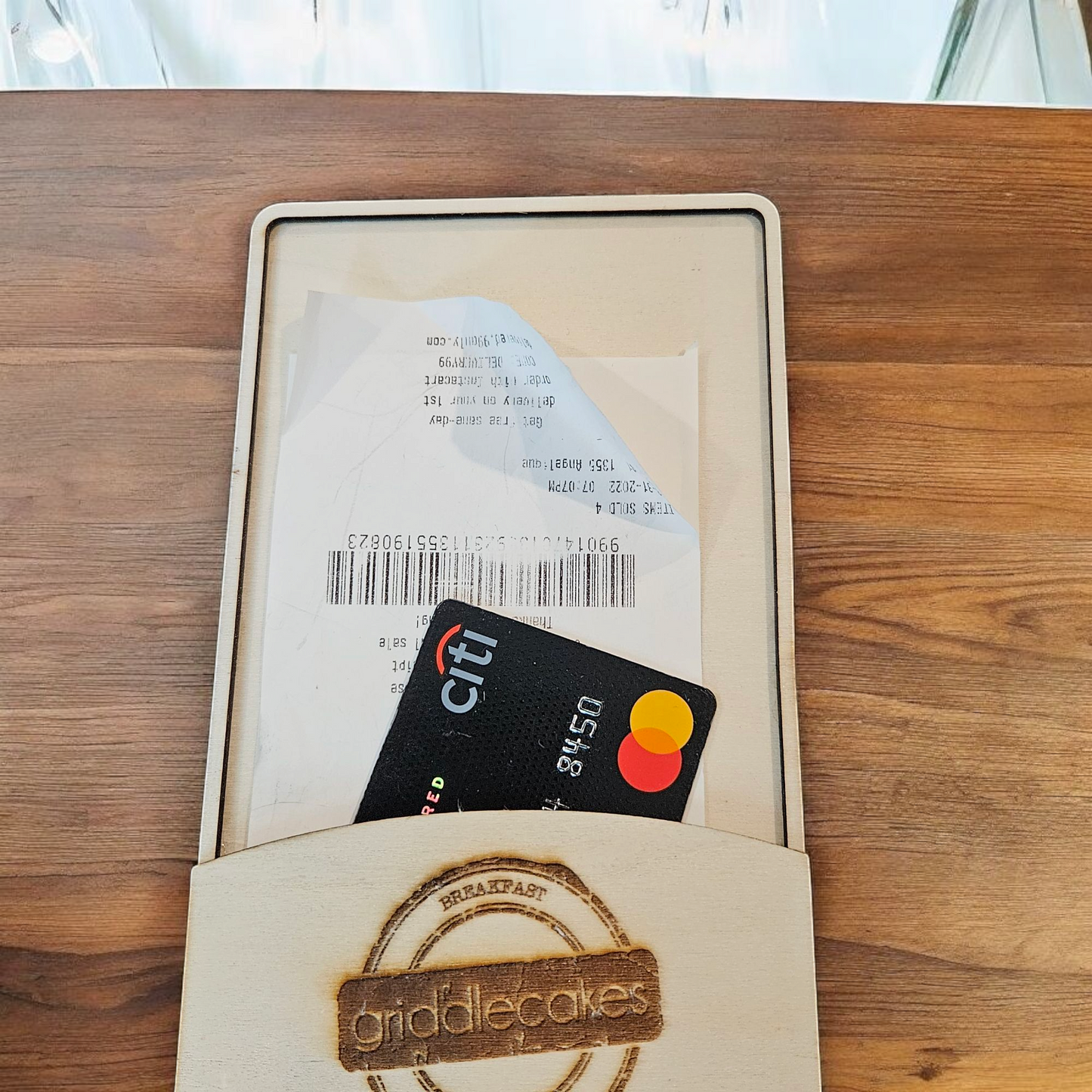 Server Check Presenter, Custom Bill Holder, Guest Check Books, Restaurant Checks, Personalized Serving Booklet