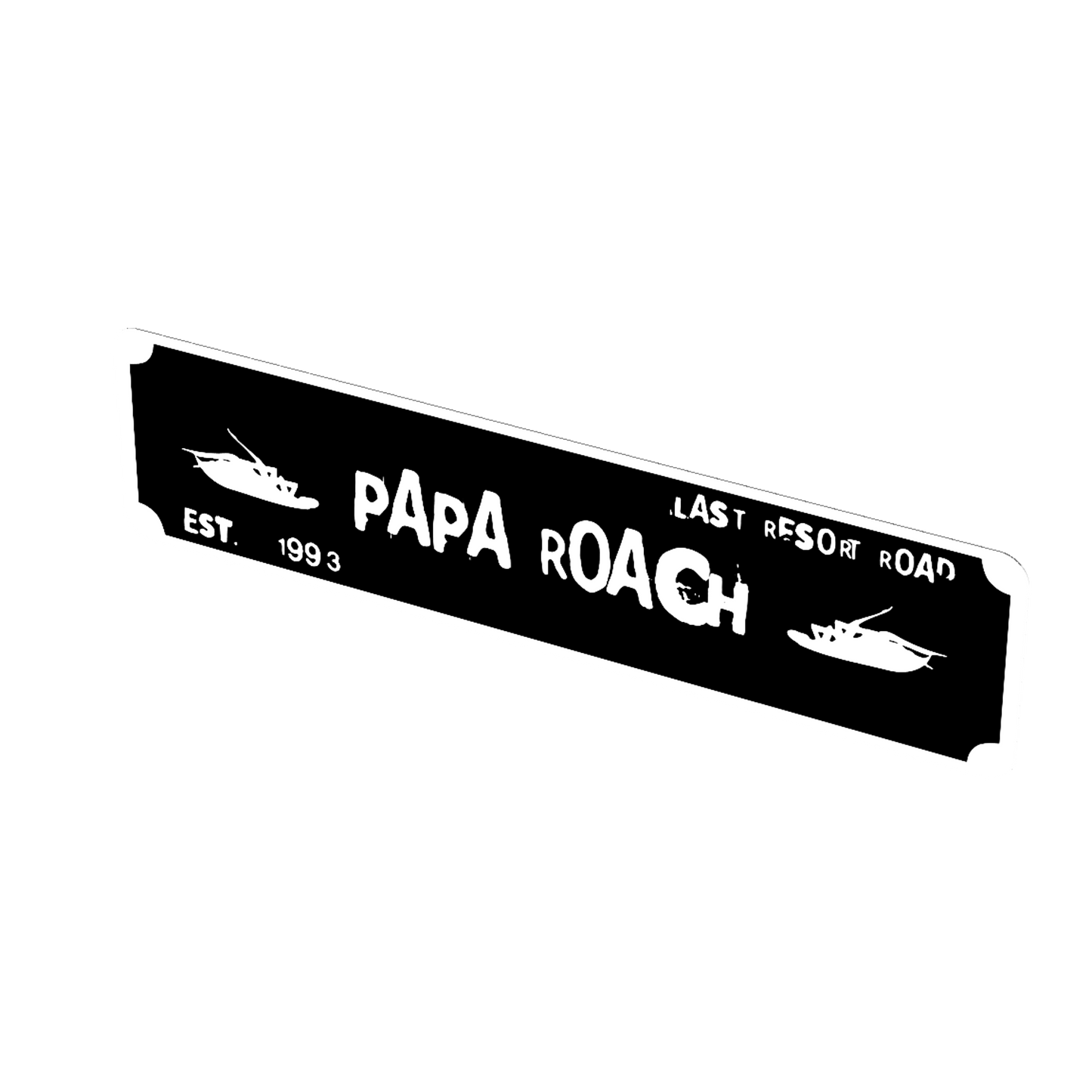 Papa Roach Street Sign 6" X 24" Man Cave Indoor/Outdoor Rock