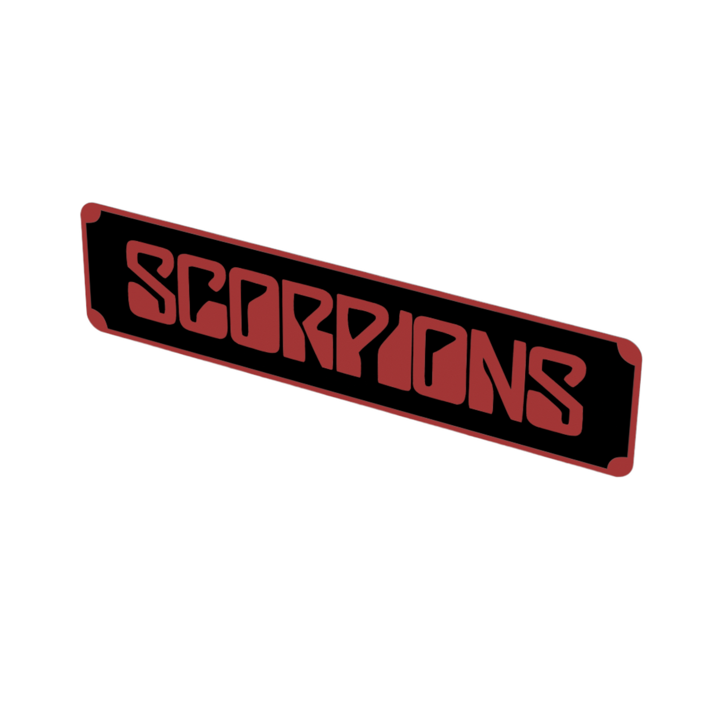 Scorpions Band Street Sign 6" X 24" Man Cave Indoor/Outdoor Rock