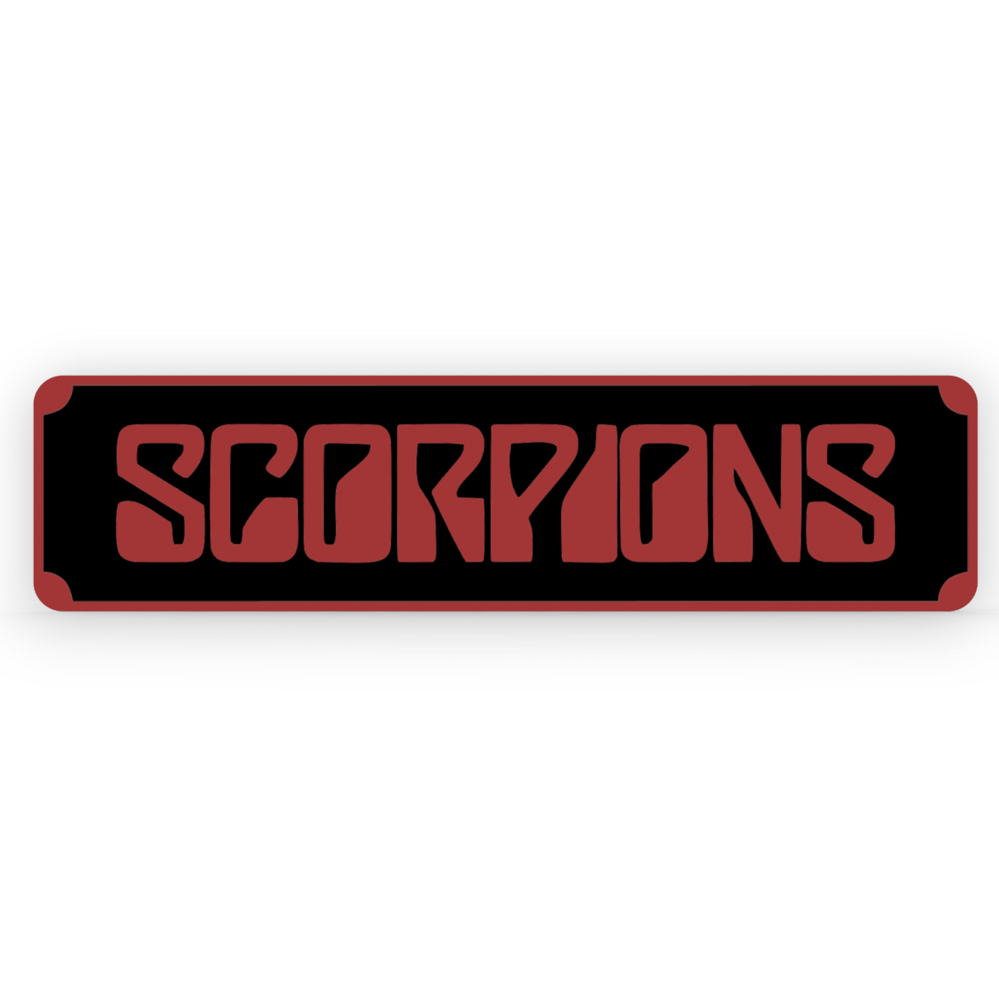 Scorpions Band Street Sign 6" X 24" Man Cave Indoor/Outdoor Rock