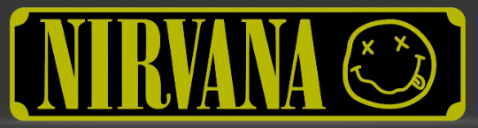 NIRVANA Street Sign 6" X 24" Man Cave Indoor/Outdoor Grunge Smells Like Teen Spirit