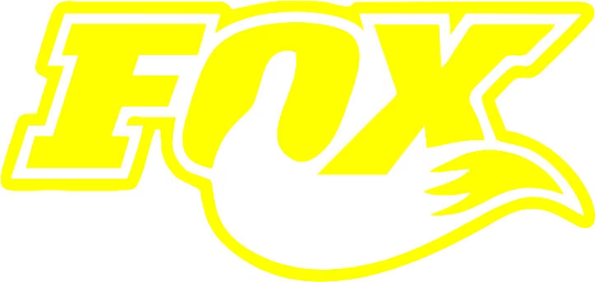 Fox Shocks Motocross MX Bike Vinyl Decal Window Sticker