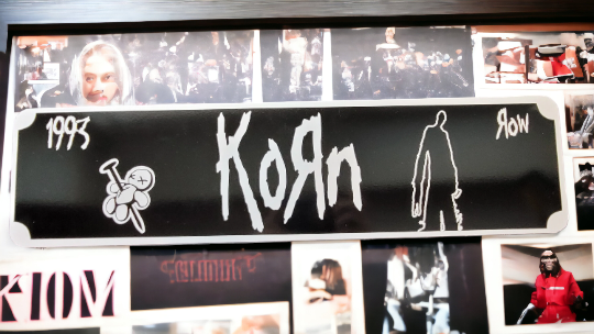 Korn Row Street Sign Rock/Nu Metal 6" X 24" Man Cave Indoor/Outdoor