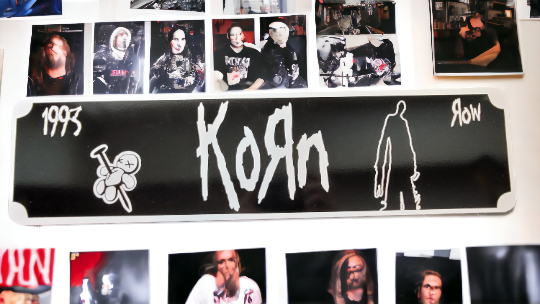 Korn Row Street Sign Rock/Nu Metal 6" X 24" Man Cave Indoor/Outdoor