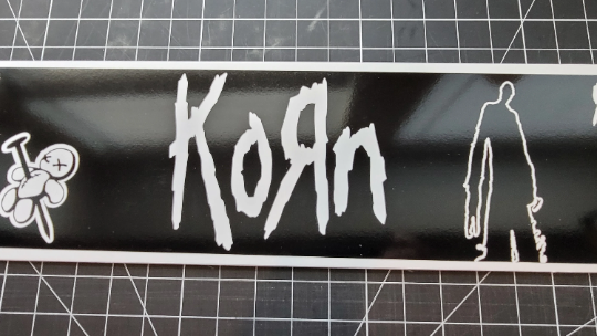 Korn Row Street Sign Rock/Nu Metal 6" X 24" Man Cave Indoor/Outdoor