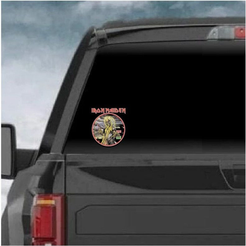 2x Iron Maiden Killers Eddie: Fun for Your Vehicle! Window, Laptop, Water Bottle, any Flat Surface